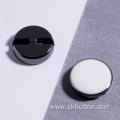 white color plain enamel buttons